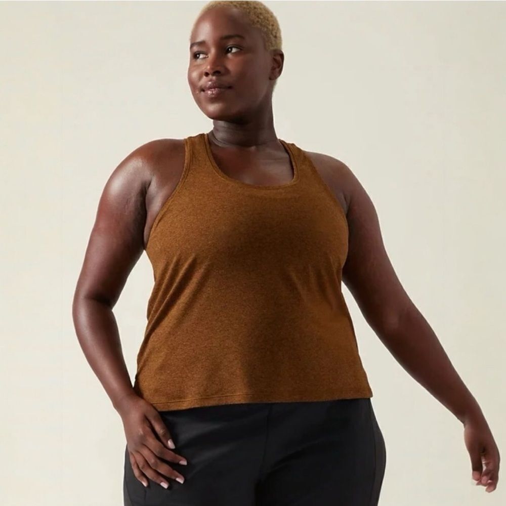 Athleta Uptempo Il Tank NEW with tags Size 3X Mahogany Heather